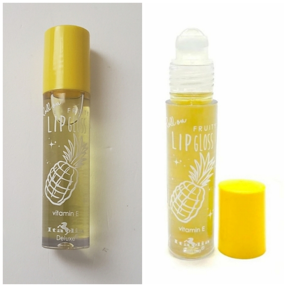 ๐ญ7/$15 Italia Deluxe Roll-On Lip Gloss Pineapple - Picture 1 of 2